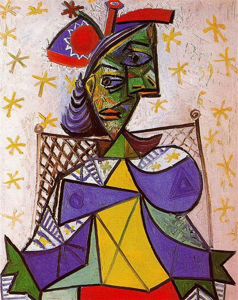 Pablo Picasso Woman Sitting In An Armchair Female Portrait